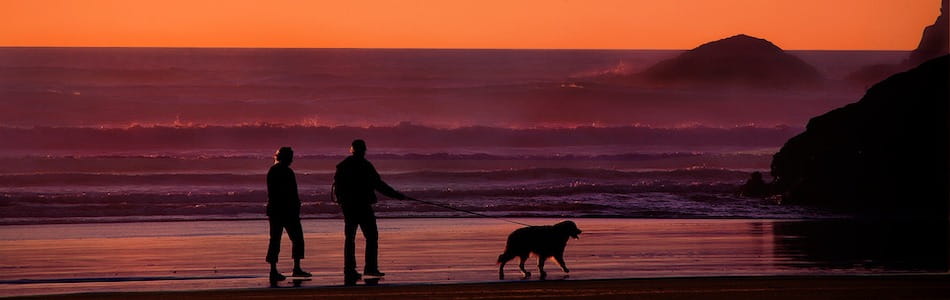 People on the beach